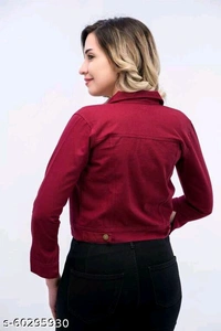 Spotlight Red Denim Jacket - L