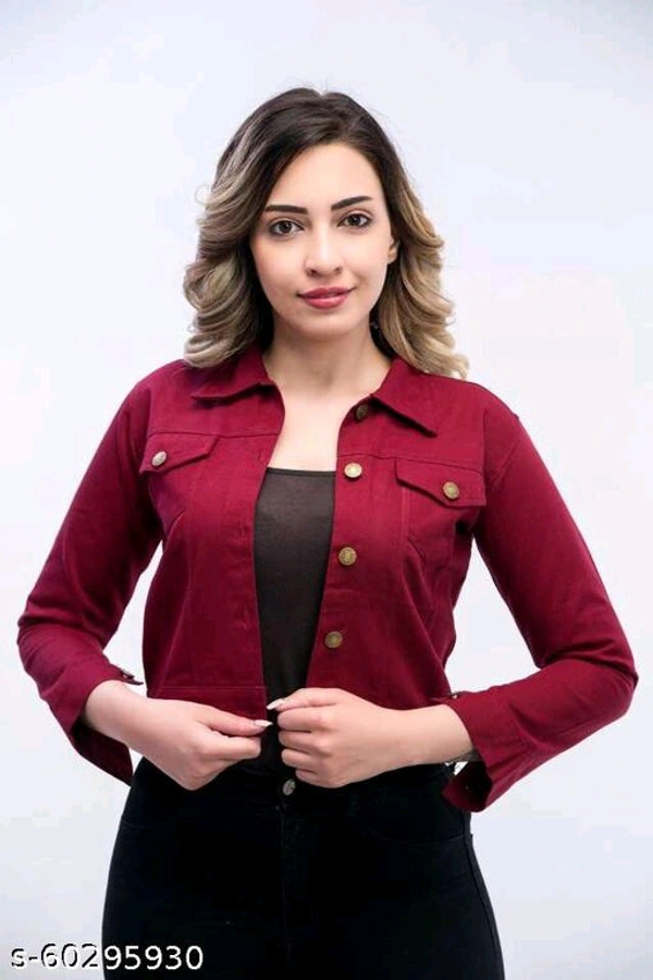 Spotlight Red Denim Jacket - L