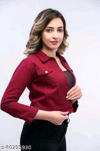 Spotlight Red Denim Jacket - XL