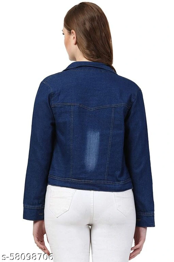 Graceful Women's Blue Denim Jacket - S