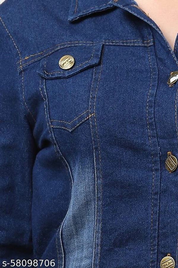 Graceful Women's Blue Denim Jacket - S
