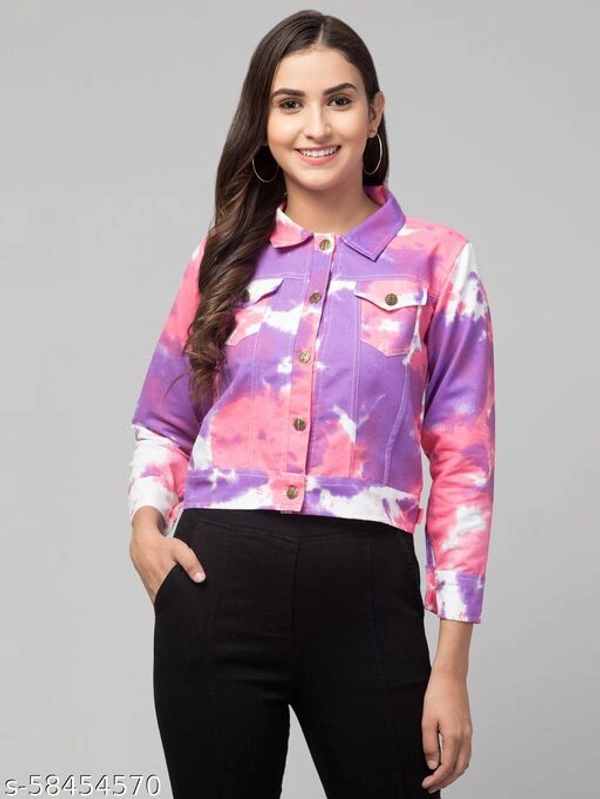 Classy Multicolored Women Jacket - M