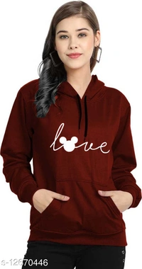 Women's Sweatshirt Maroon - S