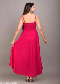 Season Dress Stylish Frock  - M