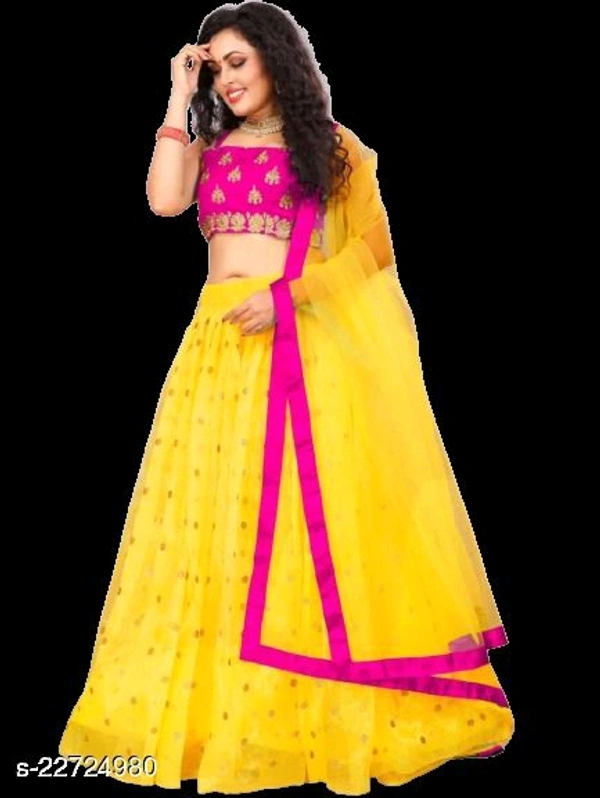 Beautiful Lehenga Choli For Haldi - FREE SIZES
