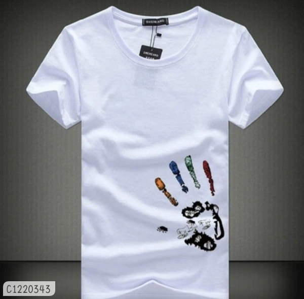 Polyester Half Sleeves T-Shirts  - XXL