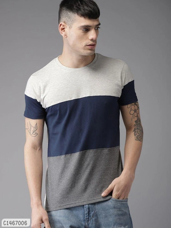 Cotton Colour Stylish Cheap Rate T-Shirts  - XXL