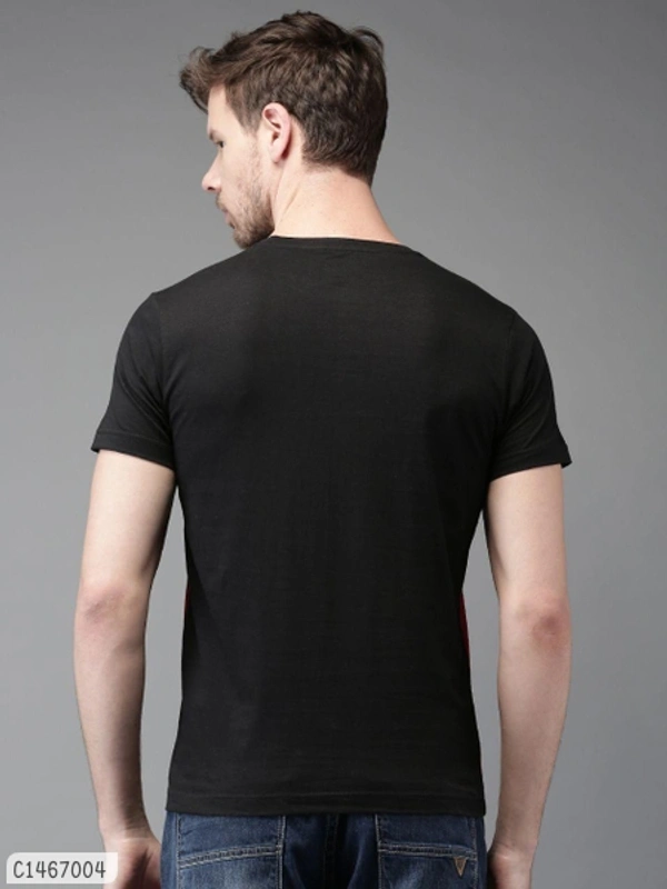 Cotton Colour Stylish Cheap Rate T-Shirts  - M