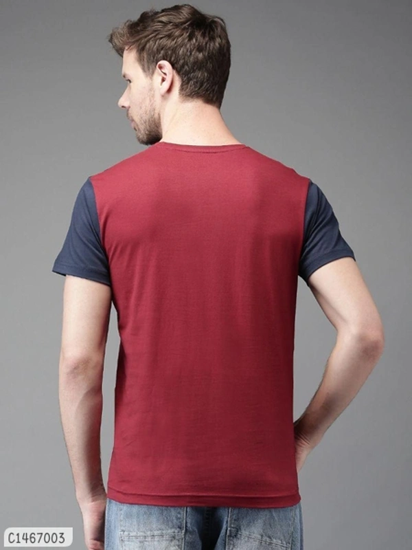 Cotton Colour Stylish Cheap Rate T-Shirts  - XL