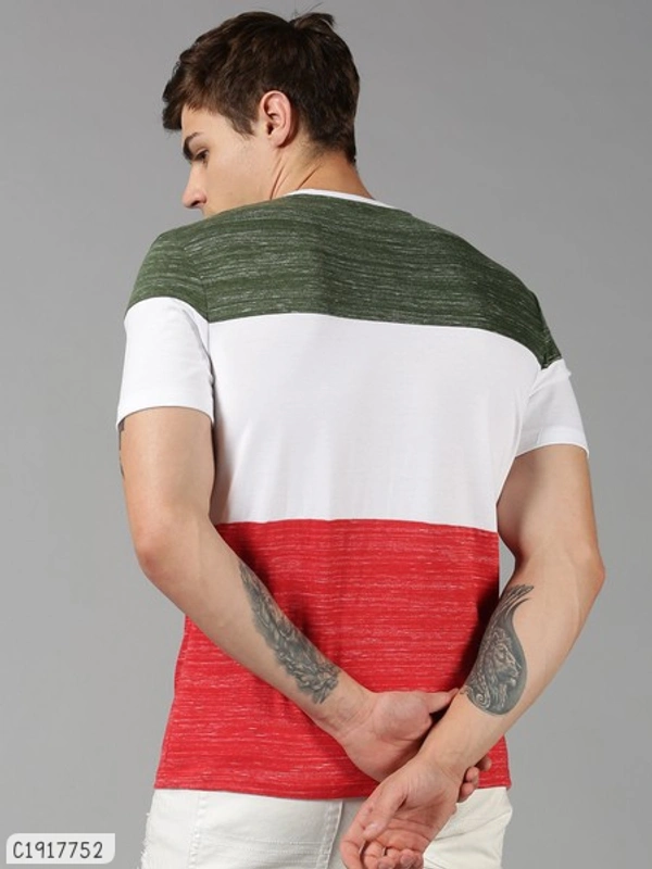 Cotton Colour Stylish Cheap Rate T-Shirts  - S