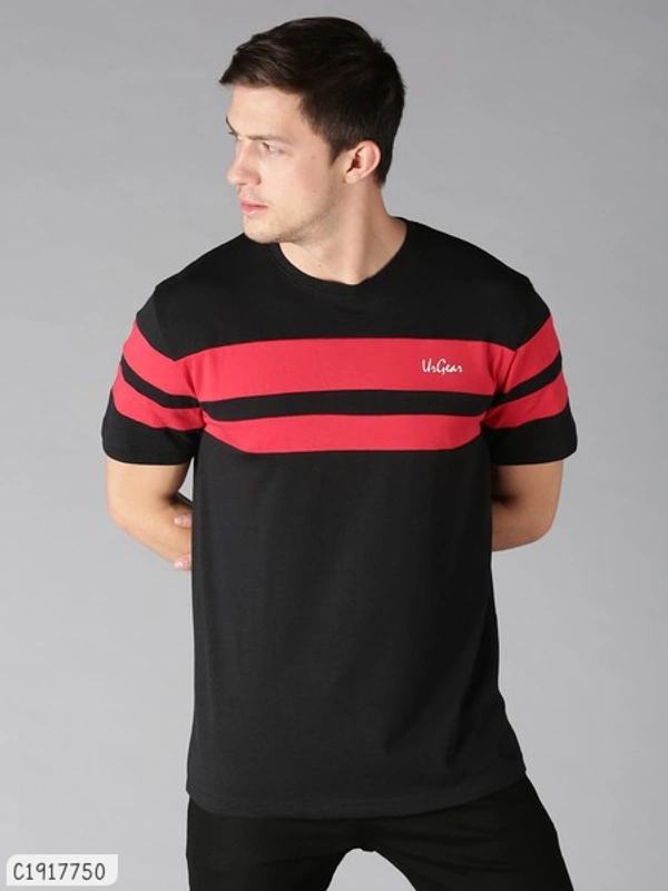 Cotton Colour Stylish Cheap Rate T-Shirts  - M