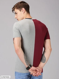 Cotton Colour Stylish Cheap Rate T-Shirts  - M