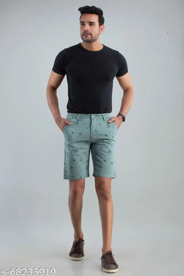 Mens Fancy Cotton Bermuda - 32