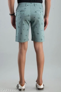 Mens Fancy Cotton Bermuda - 32