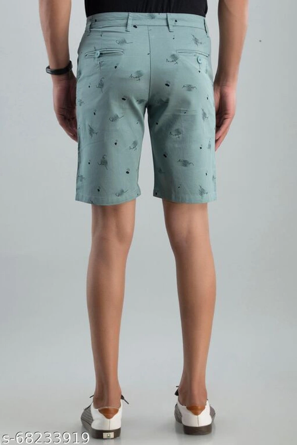 Mens Fancy Cotton Bermuda - 32