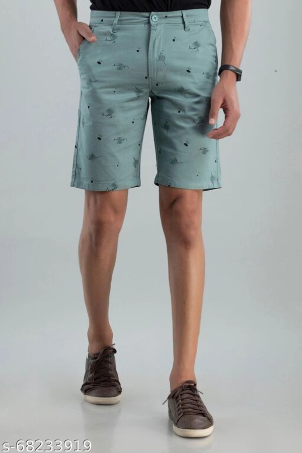 Mens Fancy Cotton Bermuda - 32