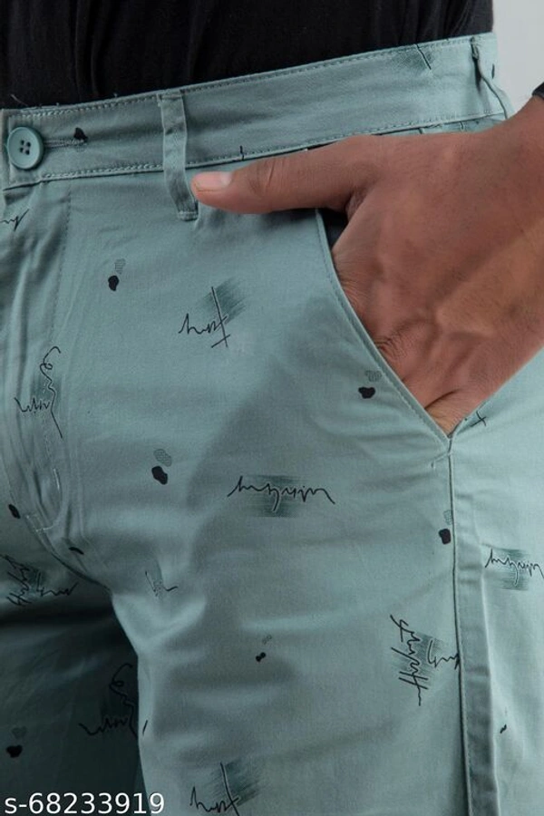 Mens Fancy Cotton Bermuda - 32