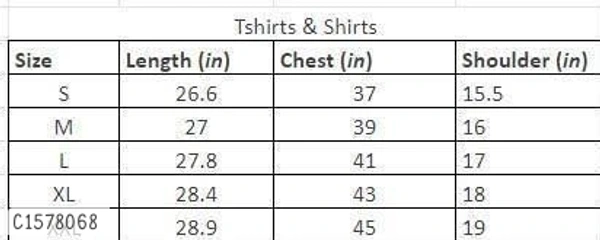 Cotton Blend Solid T Shirts - XXL