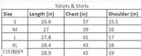 Cotton Blend Solid T Shirts - XXL