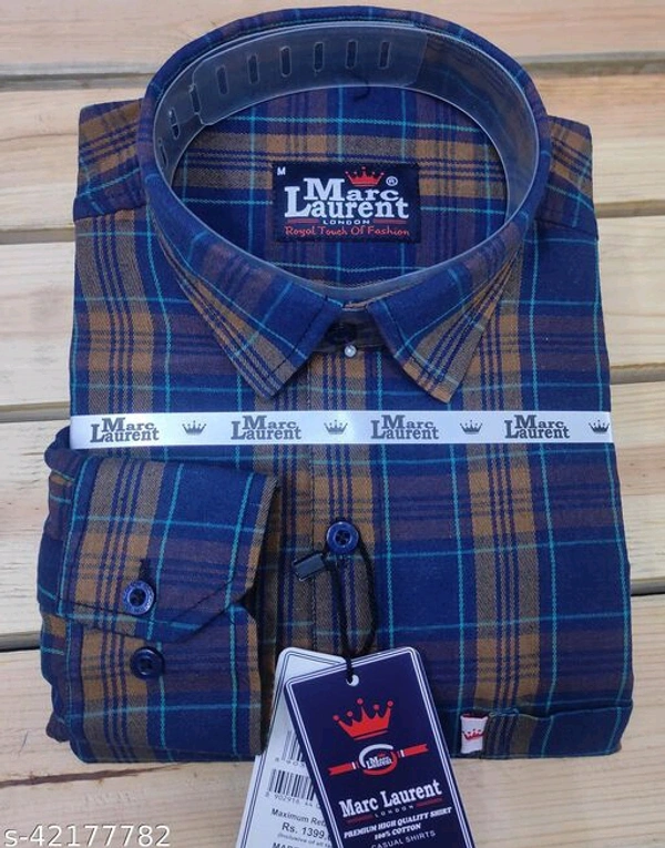 Pure Cotton Men's Shirts  - M