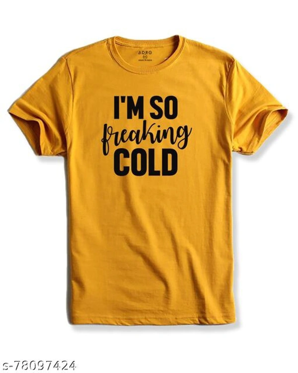 Men's New T-shirt Yellow - M
