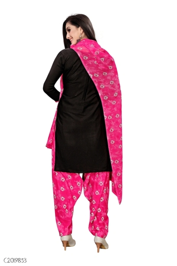 Delicate Printed Dress Material / Suits  - FreeSize