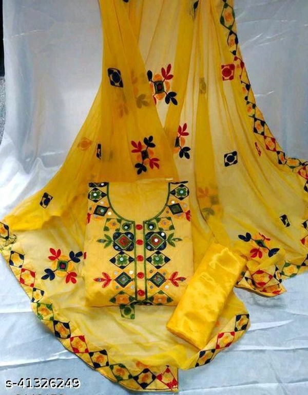 Special Synthetic Printed Un-Stritched Dress Materials  - FreeSize