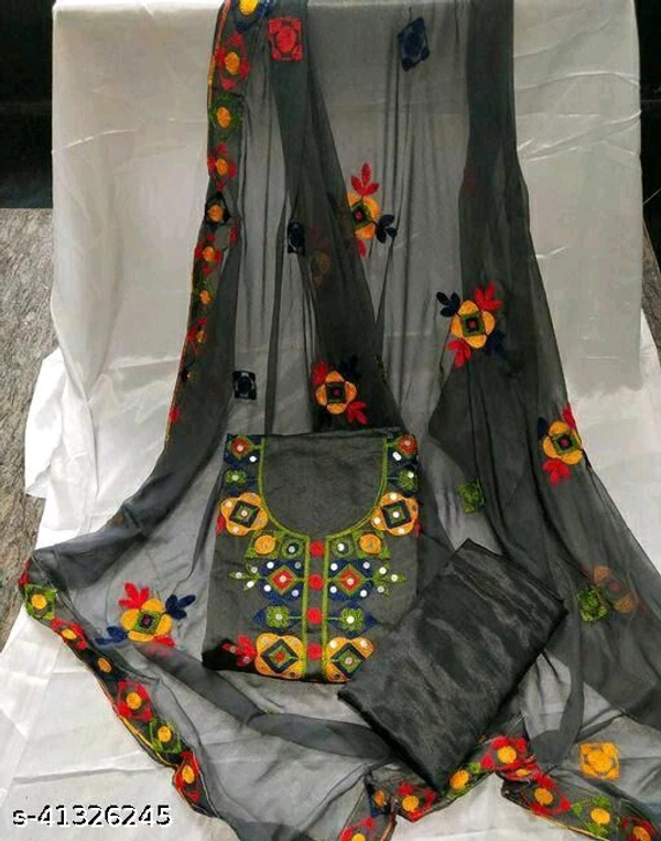 Special Synthetic Printed Un-Stritched Dress Materials  - FreeSize