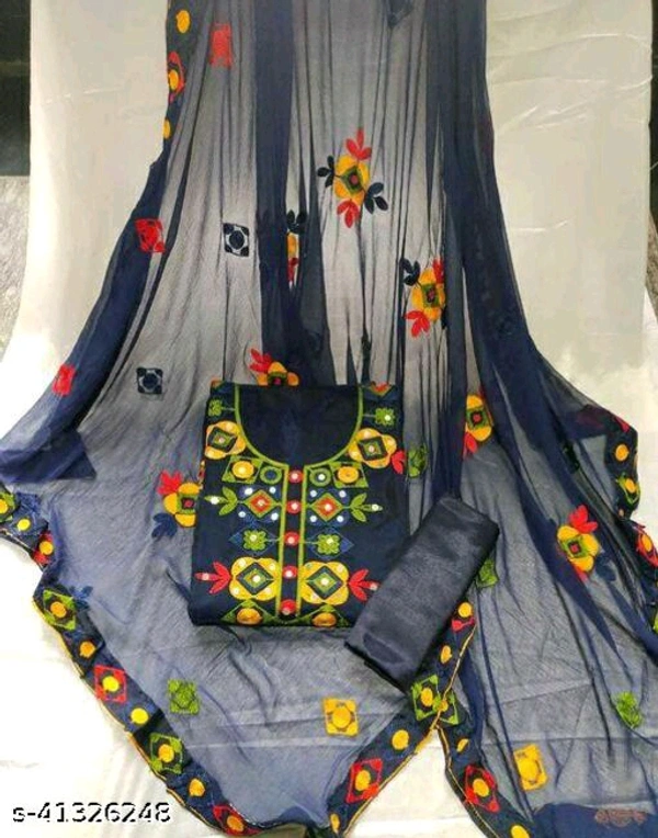 Special Synthetic Printed Un-Stritched Dress Materials  - FreeSize