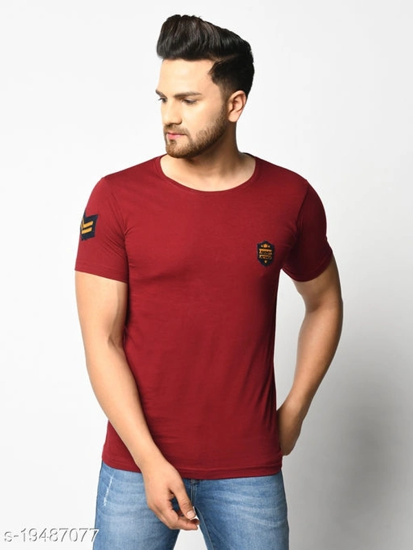 Elegance Men's Red T-shirt - XL