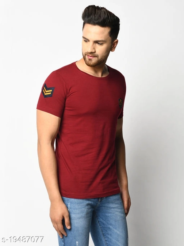 Elegance Men's Red T-shirt - XL