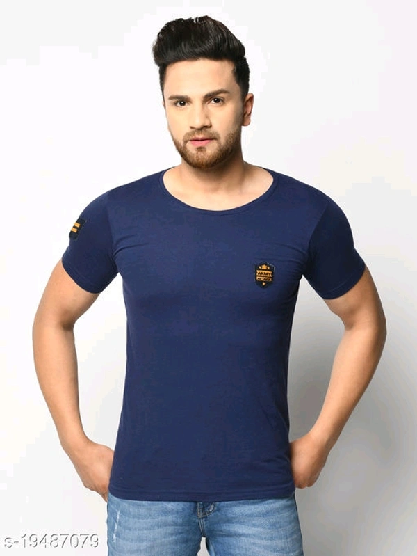Mens Blue T-shirt - XL