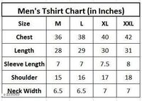 Men's Printed Cotton T-shirt - L