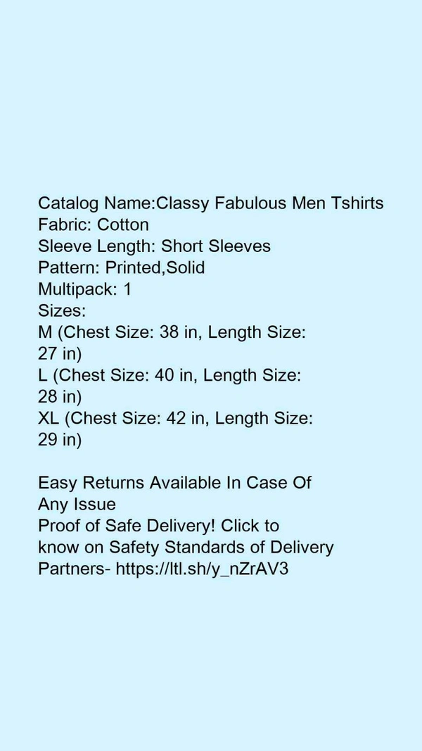 Men's New Age Cotton Red T-shirt - L