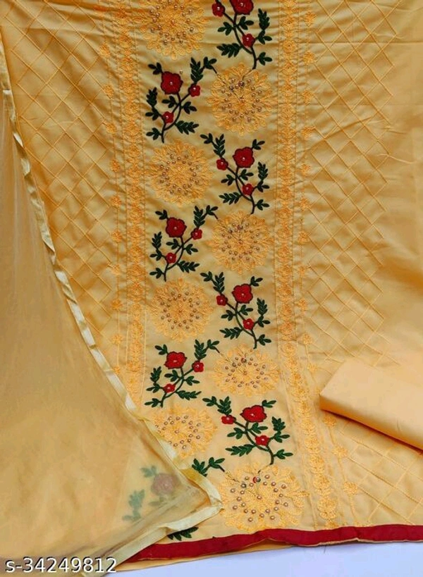 Women Trendy Suit And Dress Material  - Un-Stitched