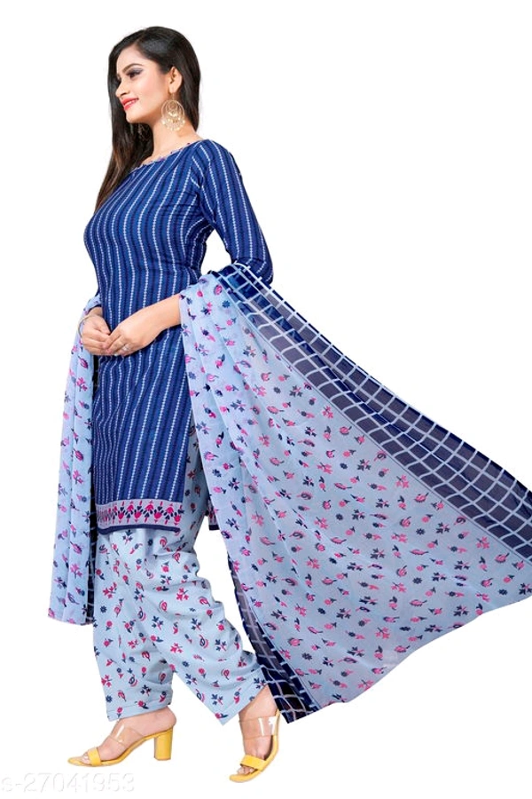 Un-Stitched Synthetic Printed Dress Material - Un-Stitched