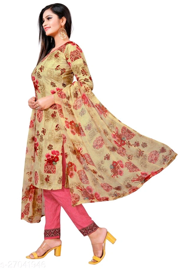 Un-Stitched Synthetic Printed Dress Material - Un-Stitched