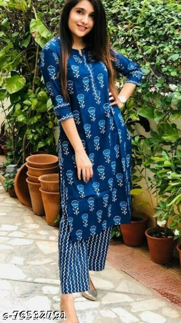 Bhandi Printed Straight Kurta  - XXL