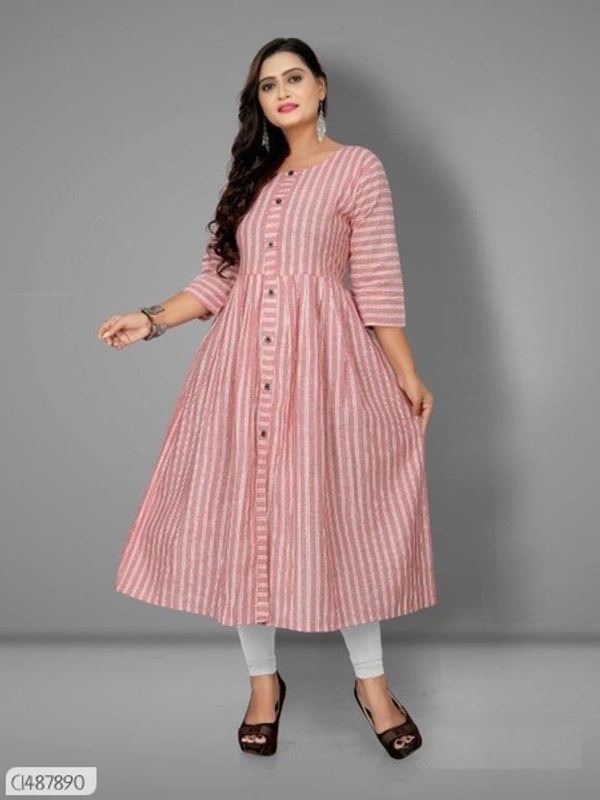 Stunning Printed Cotton Kurtis  - XXL