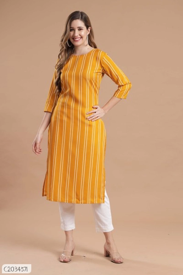 Pretty Crepe Printed  Kurtis  - XXXL