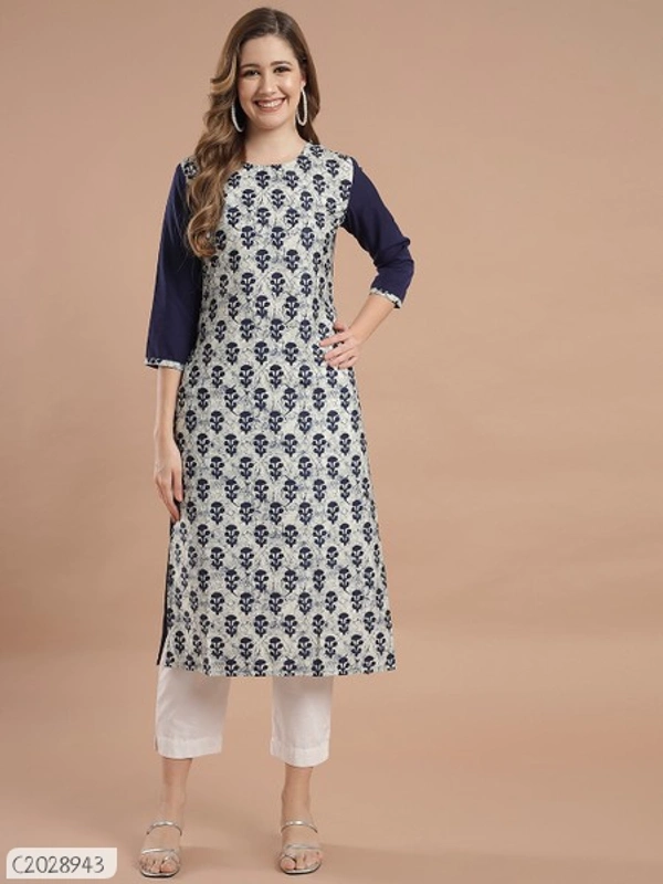 Beautiful Printed Synthetic Creeper Dress Materials  - S