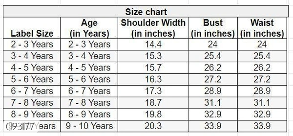 Kids printed Top Skirts Sets  - 2- 3 years 