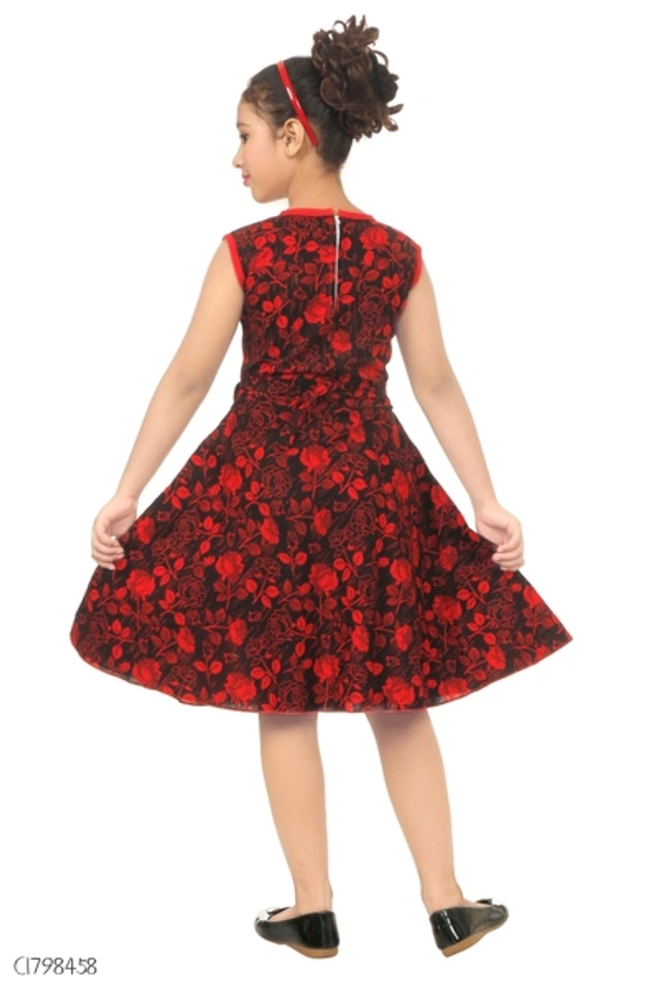 Stylish Kids Cotton Girls Frock  - 1-2 years