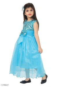 Stylish Kids Cotton Girls Frock  - 3-4 years 