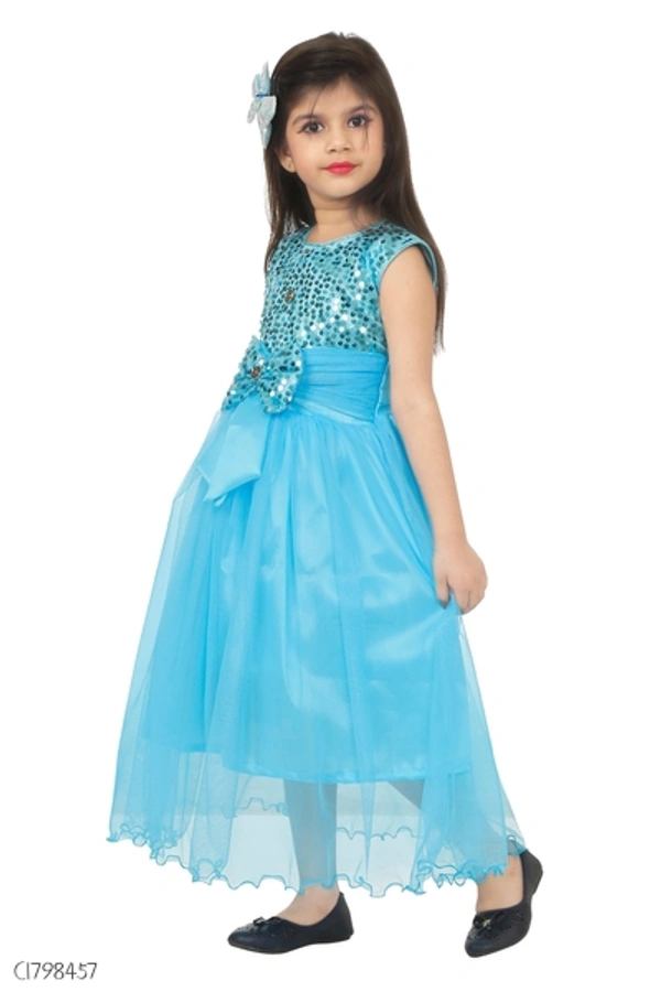 Stylish Kids Cotton Girls Frock  - 3-4 years 