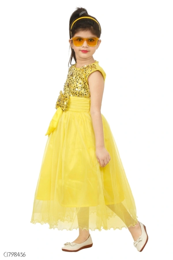 Stylish Kids Cotton Girls Frock  - 1-2 years 