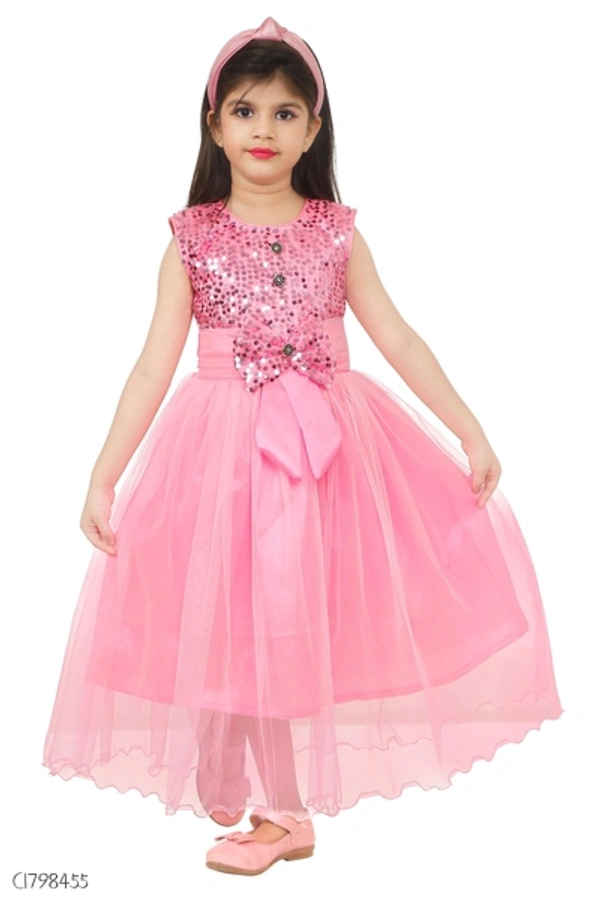 Stylish Kids Cotton Girls Frock  - 3-4 years 