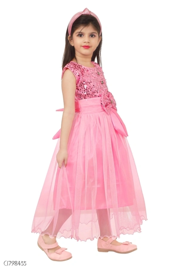 Stylish Kids Cotton Girls Frock  - 4-5 years 