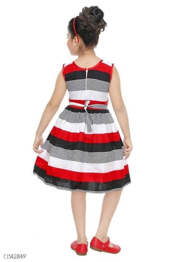 Stylish Kids Cotton Girls Frock  - 1-2 years 