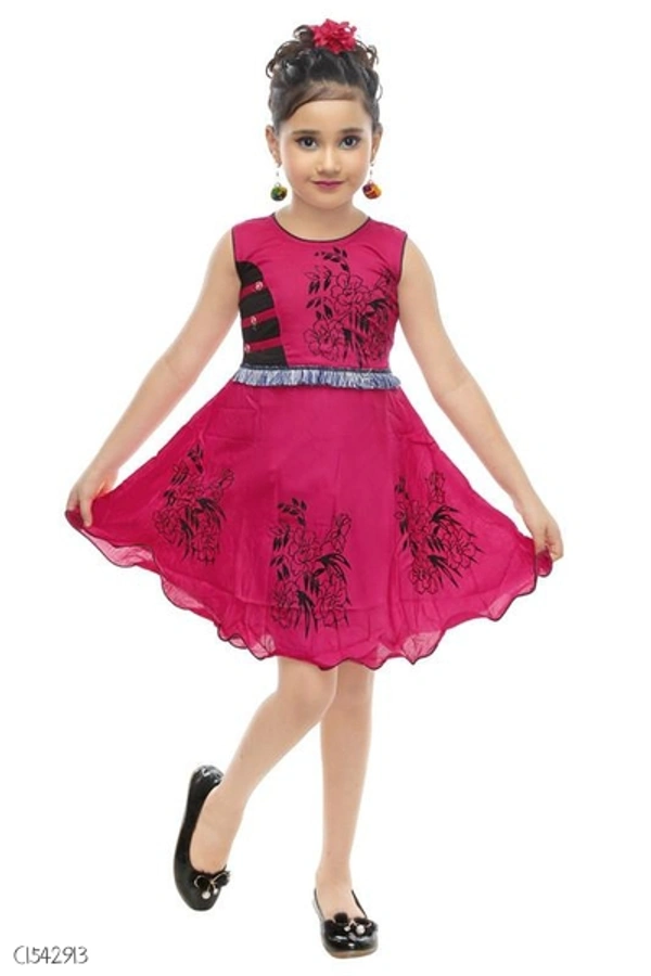 Kurtis Printed Frock  - 2-3 years 